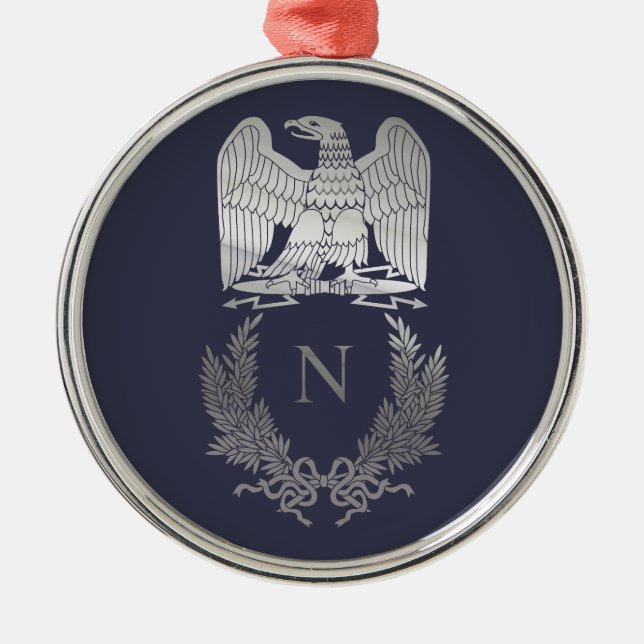 Emblem of Napoleon Bonaparte Metal Tree Decoration (Front)