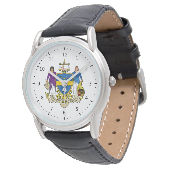 Emblem of Philadelphia, Pennsylvania  Watch (Angled)