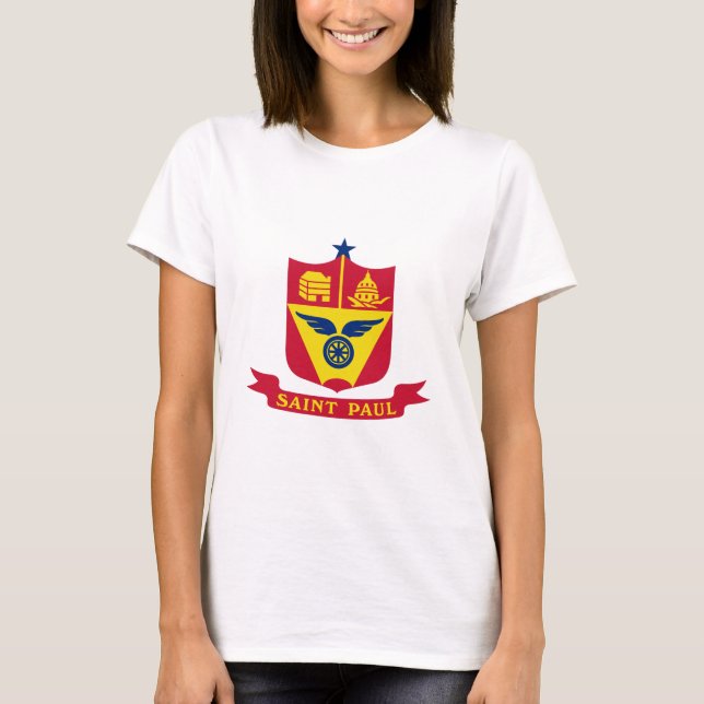 Emblem of St Paul, Minnesota T-Shirt (Front)