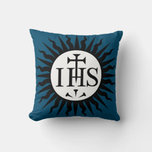 Emblem of the Society of Jesus Cushion