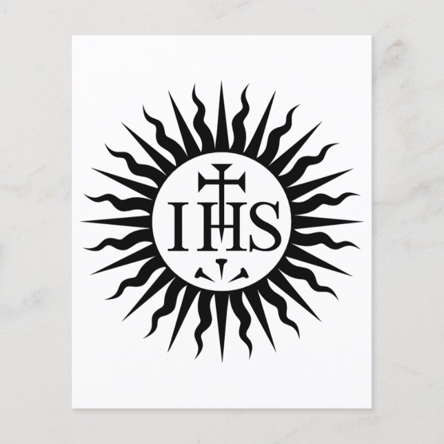 Emblem of the Society of Jesus Monogram  (Front)