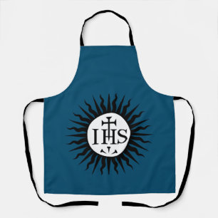 Emblem of the Society of Jesus Monogram  Apron