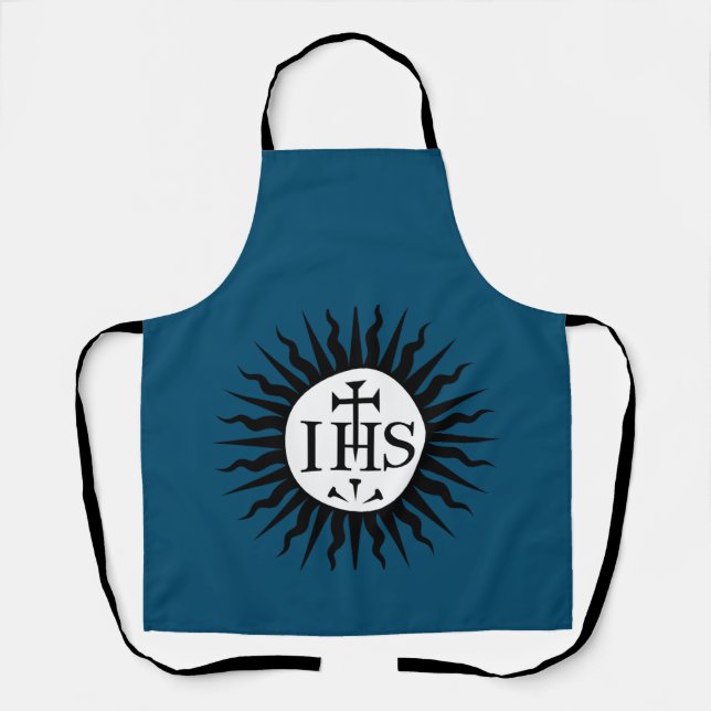 Emblem of the Society of Jesus Monogram  Apron (Front)