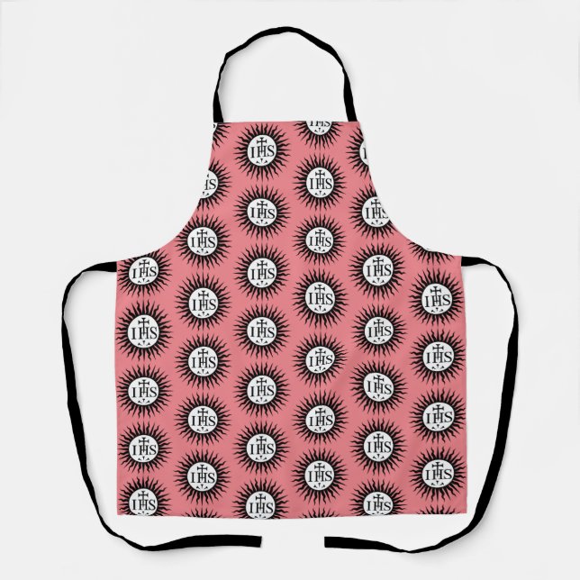 Emblem of the Society of Jesus Monogram  Apron (Front)