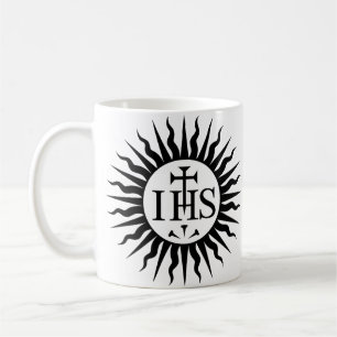 Emblem of the Society of Jesus Monogram  Coffee Mug