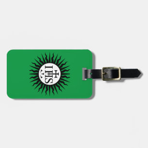 Emblem of the Society of Jesus Monogram  Luggage Tag