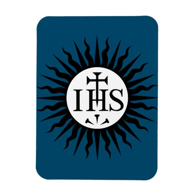 Emblem of the Society of Jesus Monogram  Magnet (Vertical)