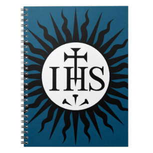Emblem of the Society of Jesus Monogram  Notebook