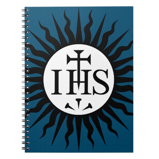 Emblem of the Society of Jesus Monogram  Notebook (Front)