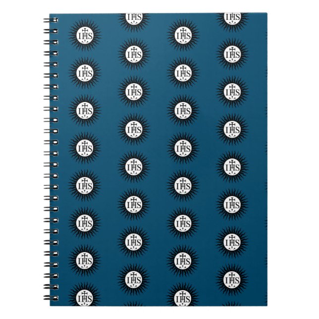 Emblem of the Society of Jesus Monogram  Notebook (Front)