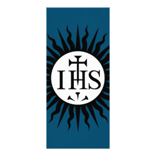 Emblem of the Society of Jesus Monogram  Rack Card