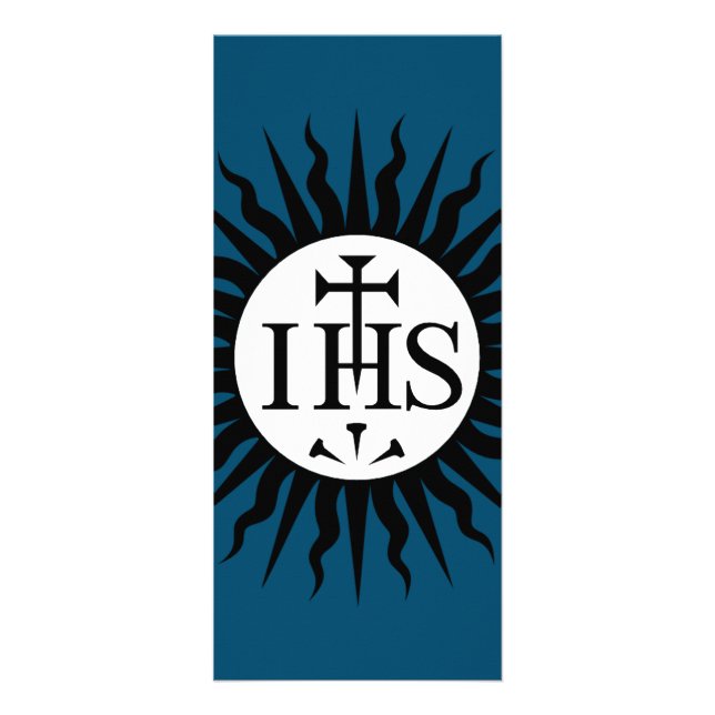 Emblem of the Society of Jesus Monogram  Rack Card (Front)