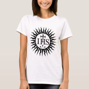 Emblem of the Society of Jesus Monogram  T-Shirt