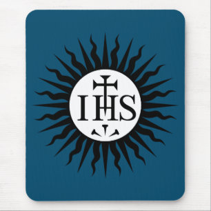 Emblem of the Society of Jesus  Mouse Mat