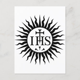 Emblem of the Society of Jesus Postcard