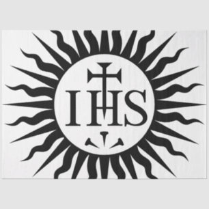 Emblem of the Society of Jesus  Tissue Paper