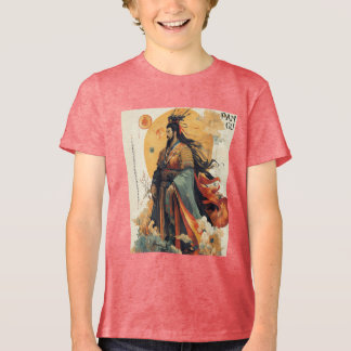 Embody Creation Traditional China Mythology Pan-gu Tri-Blend Shirt