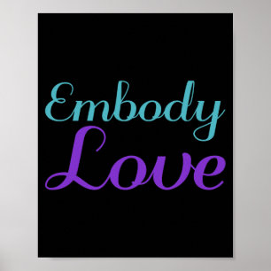 Embody Love Prevention Awareness Design Poster