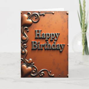 Embossed Birthday Art Card