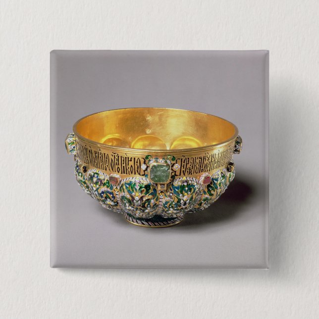 Embossed bowl set 15 cm square badge (Front)