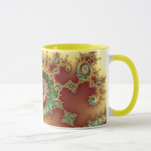 Embossed - Fractal Mug (Right)