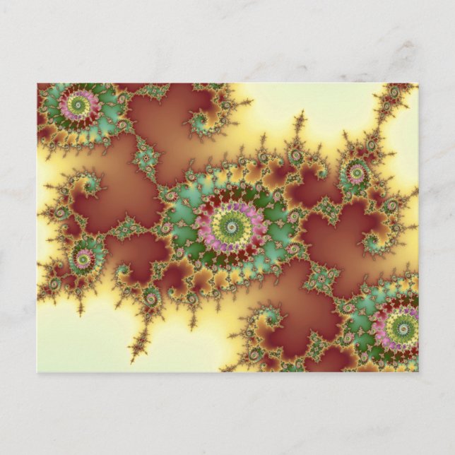 Embossed - Fractal Postcard (Front)