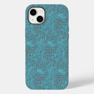 Embossed In Teal iPhone 14 Plus Case