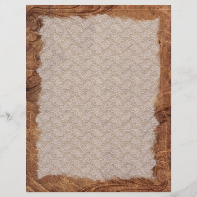 Embossed Leather Look  Letterhead (Front)