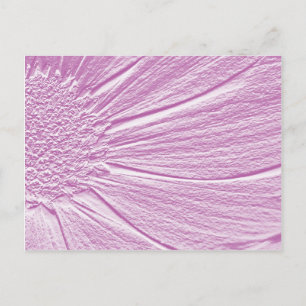 Embossed Look Daisy in Purple 2 Postcard