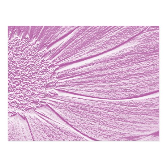Embossed Look Daisy in Purple 2 Postcard