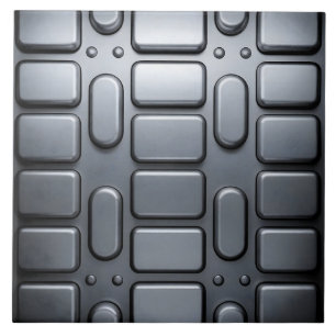Embossed Metal Ceramic Tile