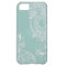 Embossed Mint Paisley