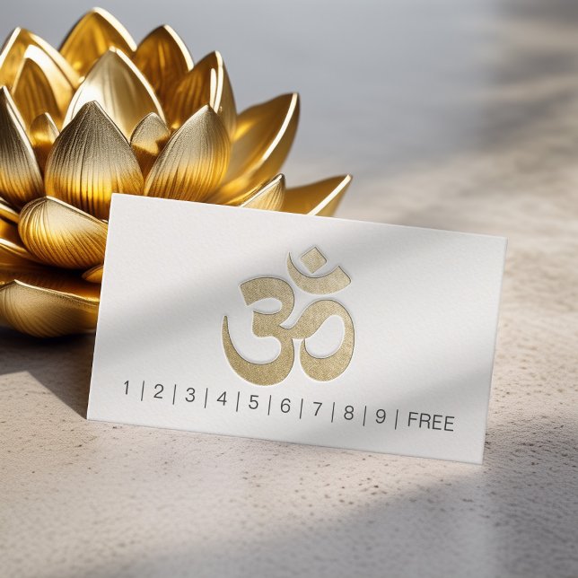 Embossed OM Symbol YOGA Instructor Loyalty Punch (Creator Uploaded)