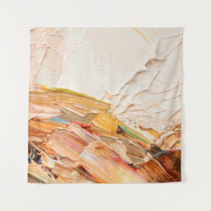 Embossed pasty oil paints and reliefs. Primary col Tapestry