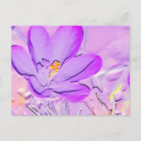Embossed Purple Crocus