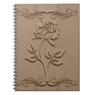 Embossed Rose Journal/Notebook Notebook