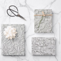 Embossed Shades of White