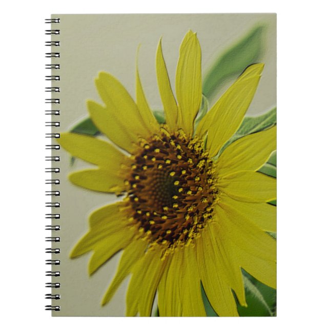 Embossed Sunflower Notebook (Front)