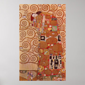 Embrace by Gustav Klimt Poster