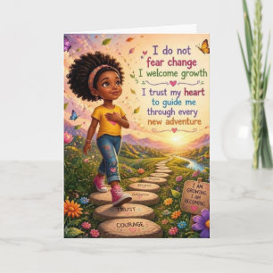 Embrace Change Affirmation Card