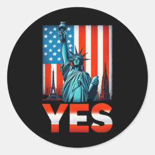 Embrace Change  Classic Round Sticker