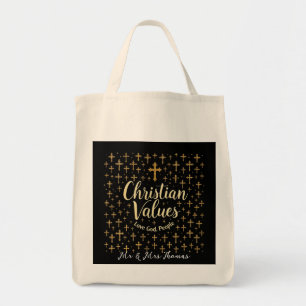 Embrace Christian Values: Love God, Love People Tote Bag