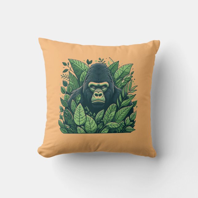 Embrace Comfort: Gorilla-Shaped Memory Foam Pillow (Front)