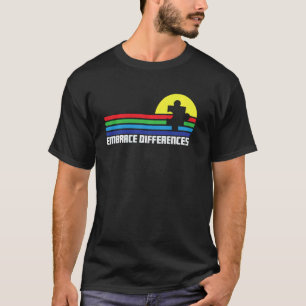 Embrace Differences Autism Awareness Day Puzzle Pi T-Shirt