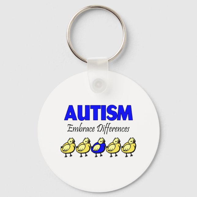 Embrace Differences Key Ring (Front)