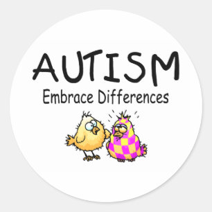 Embrace Differences (PY) Classic Round Sticker