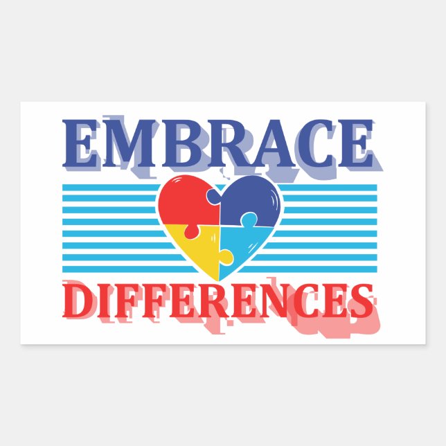 Embrace Differences Sticker (Front)
