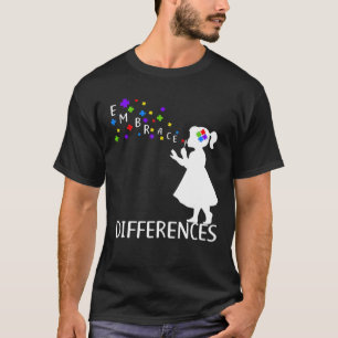 Embrace Differences - Support Autism Awareness Day T-Shirt