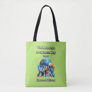 Embrace Different. World Autism Awareness Day. Tote Bag
