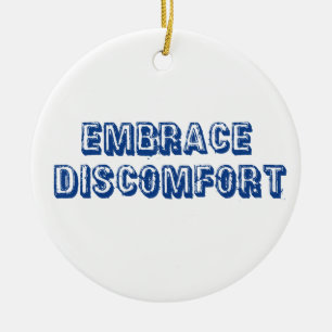 Embrace Discomfort Ceramic Tree Decoration